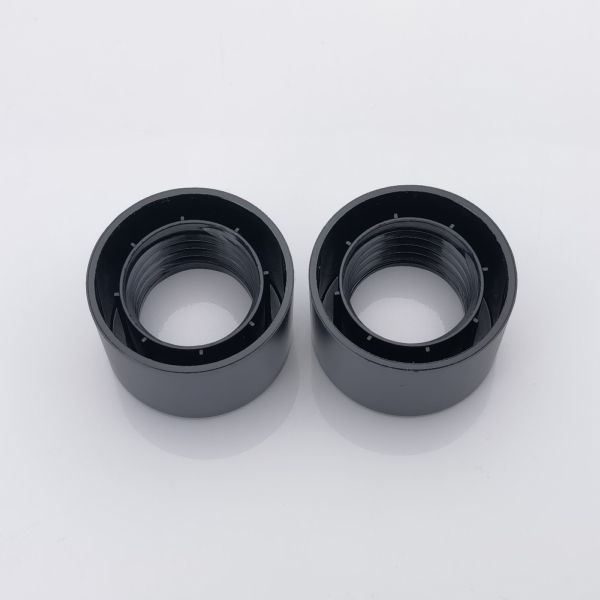 Wholesale 24/410 Plastic Screw Cap Matte surface black Double Wall Screw Cap