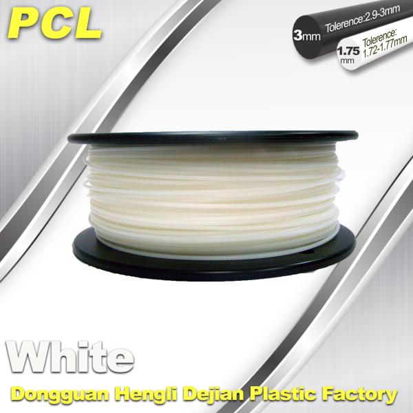 Filamento da baixa temperatura, fFilament de PCL, 0.5kg/rolo, /3.0mm 1,75.