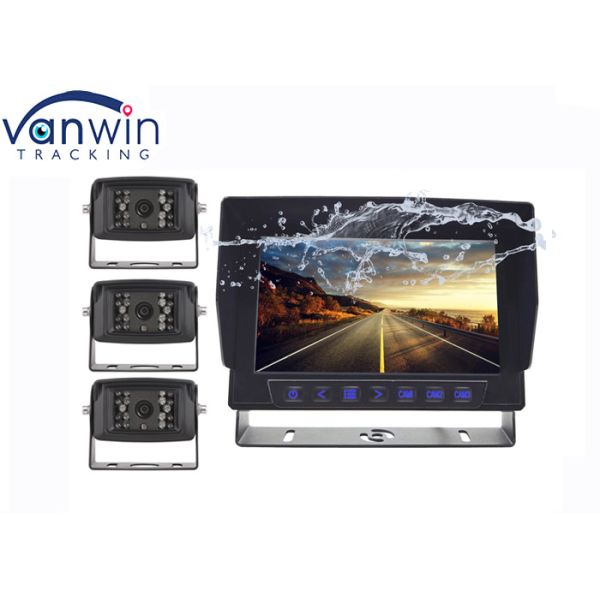 7'' Waterproof IP69 AHD Vehicle Mounted TFT Car Monitor