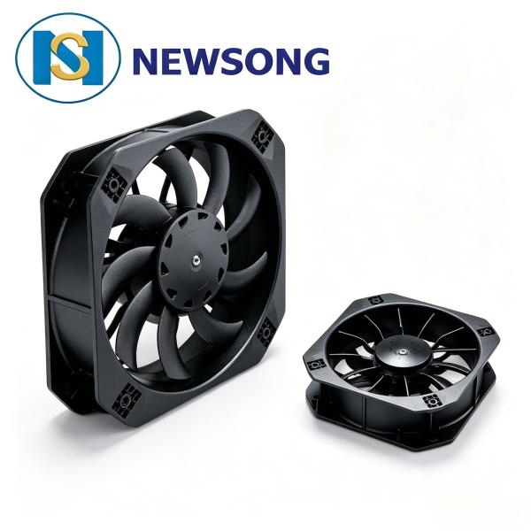 DC24V Bus AC Parts 1350m3/H 3200rpm 5A AC Condenser Fan Replacement  100W