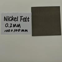 0.2 mm Feuille de nickel Environnemental Feuille de nickel poreuse en fibres sintrées
