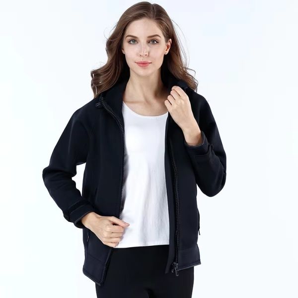 Chaqueta de neopreno para mujer, cortavientos, protección UV, deportes al aire libre, chaqueta de neopreno para mujer