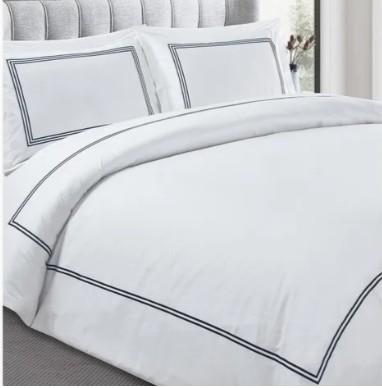 White Duvet Cover King 100% Cotton Hotel / Home Collection White Duvet Cover Supplier