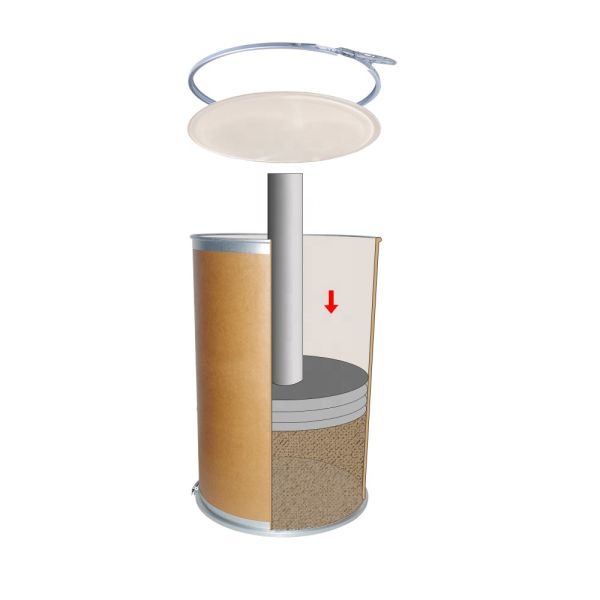 55gal Hot Melt Glue Fibre Drum with 571.5mm ISO Pallet Size