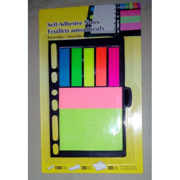 self-adhesive notes