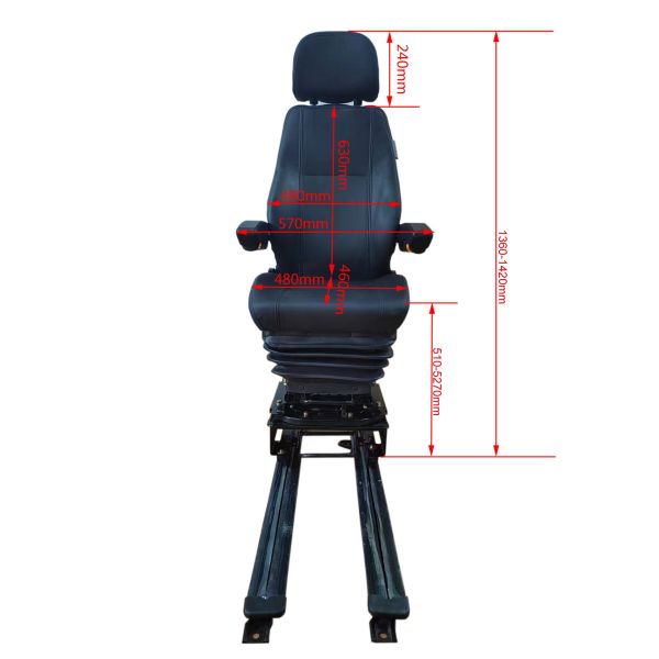 Поддержка вращения Морской корабль Сидение Пилот корабля Сидение капитана Сидение с длинным слайд-рельсом