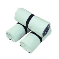 Toalla de yoga de microfibra de bolsillo personalizable con cremallera de bolsillo con capucha para adultos
