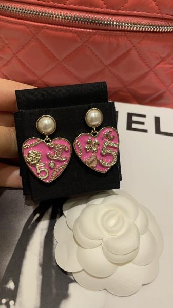 Pink Diamond Luxury Designer Earrings Anti Allergy Aesthetic Gold Luxury Earrings