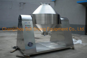 Double Conical Revolving Rcvd Vacuum Dryer Intermittent Operational