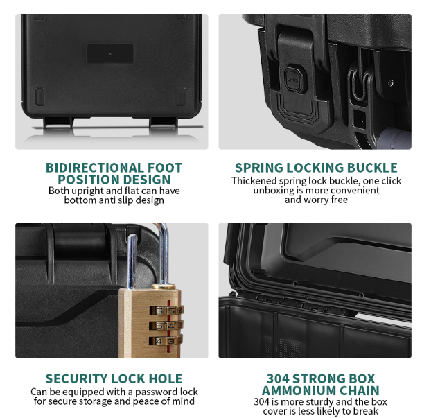 Heavy Duty IP67 Waterproof Tool Storage Case with Custom Logo