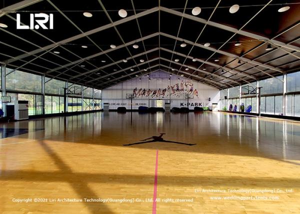 80m Clear Span Aluminum Pvc Tents For Sports Court Temporary Tructure