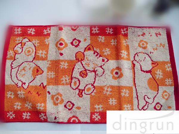 Cartoon Pattern Beautiful Face Wash Towel For Bathroom Highly Absorbent