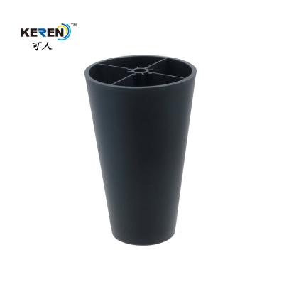 KR-P0376 Small Size Plastic Furniture Legs Replacement Adjustable For Living Home
