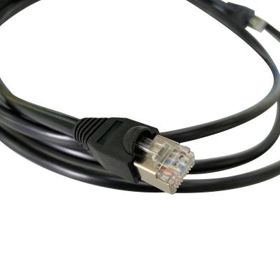 24AWG PVC Ethernet Cable Assembly / Ethernet Cable Connector 10Gbps Data Rate For RJ45 Connectors