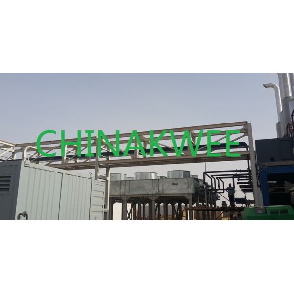 Water and air Cooling HFO heavy fuel oil Natural gas Fired Power Plant , Diesel Generator Set Power Plant