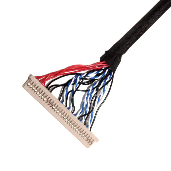 1.0mm Pitch LVDS Wire Assembly HRS Df19 JAE FI-X 30 EDP Transmission
