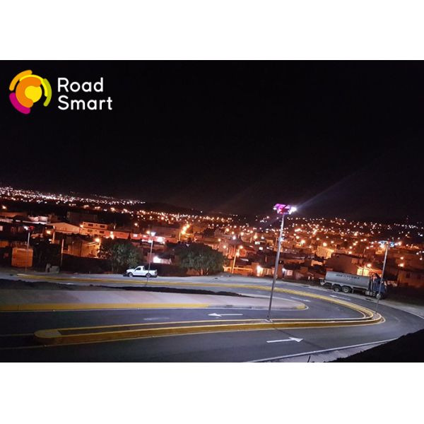 50W 12V Solar Powered Parking Lights , Led Parking Lot Lights CE FCC SGS