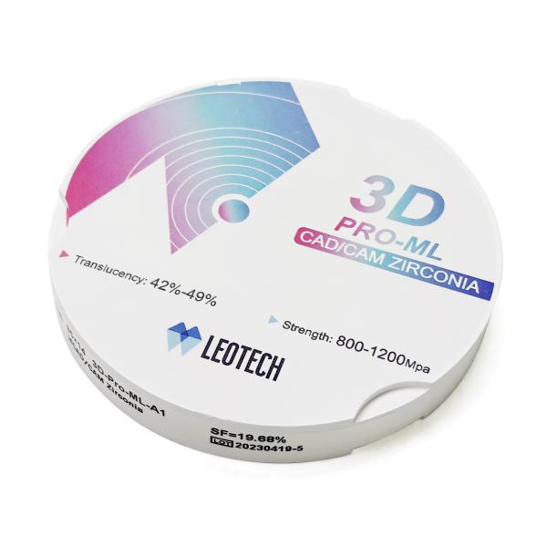 Multi-Gradient Dental Block ( Enamel / Dentin ) 5 Stacked Layers 0 Cytotoxicity Certified