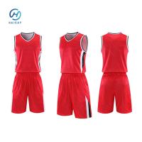 Matériau en tissu 100% polyester Jersey de club de basket-ball pour homme et enfant Taille XXL en design respirant