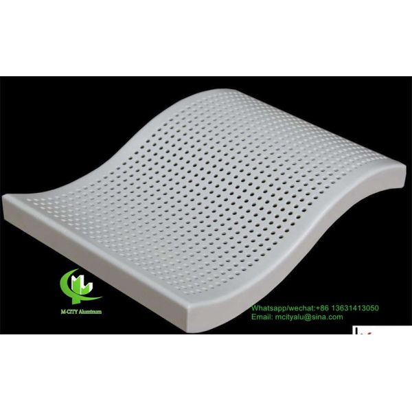 Пероральная панель с металлической алюминиевой облицовкой 3 мм с порошкообразным покрытием для фасадной завесной стены