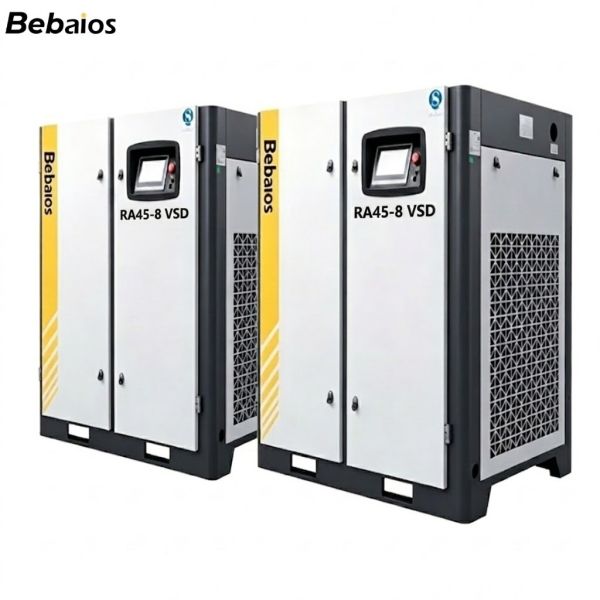 Energy Efficient Split Type VFD Screw Compressor For Continuous Industrial Output
