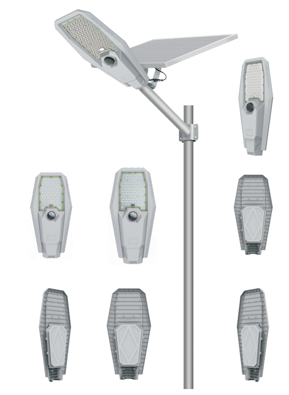 Коммерческое солнечное уличное освещение энергосберегающее 400W 600W солнечные лампы IP65 наружное освещение для улиц и дорог