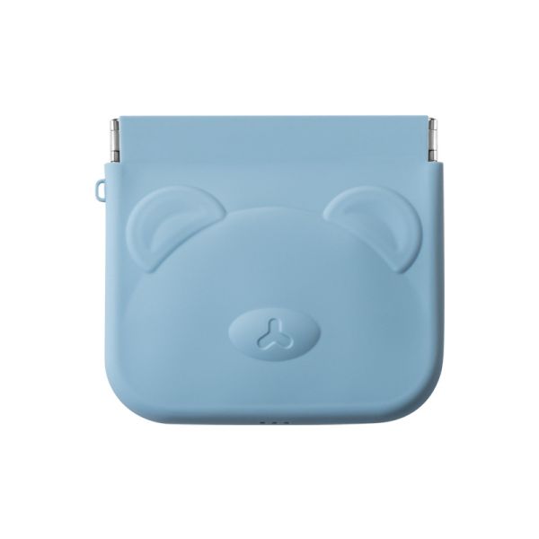 Mini bolso cosmético de silicona lavable sin olor multifunción