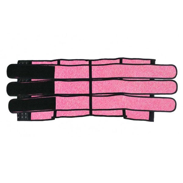 Розовый черный тренер талии крюка неопрена 4XL 5XL 3 нейлона с 3 поясами