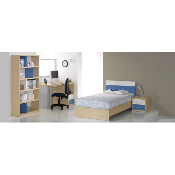 Children room furniture-Bed, bedside table, desk.