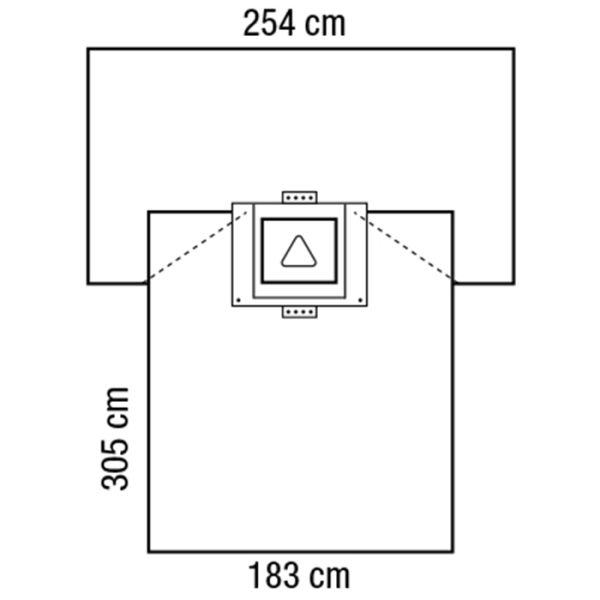 ETO Sterile Dark Blue Disposable Medical Drapes For C Section