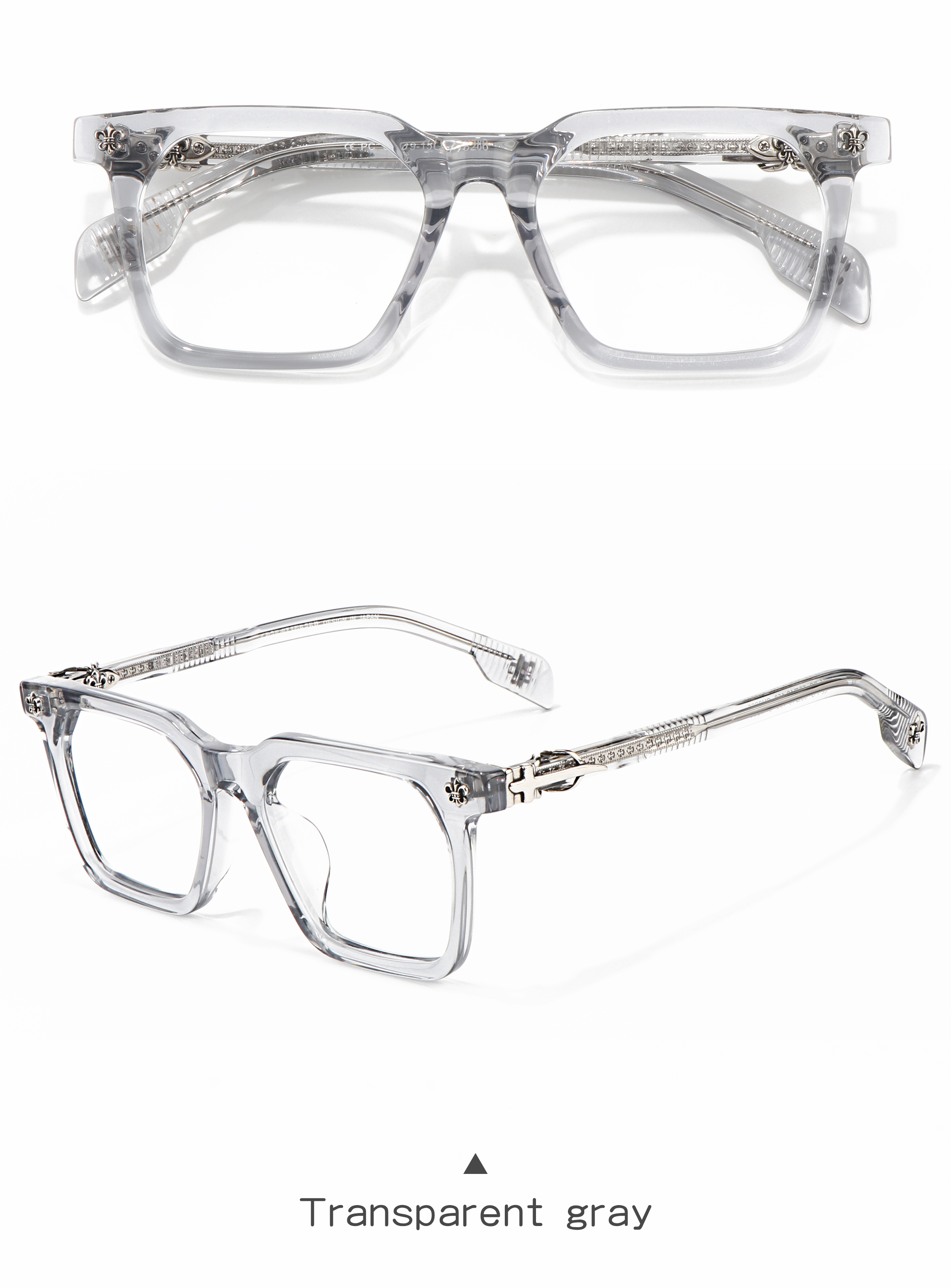 New Full Frame Style Shape Lightweight Durable Gold Tortoiseshell Grey Green Tea Luxury Brand Men's Women Glasses Frame for Men