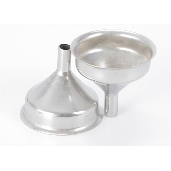 Long Mouth 5mm Stainless Steel Hip Flask Funnel / Whiskey Flask Funnel