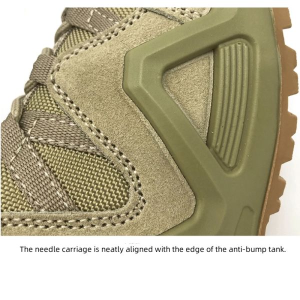 Combat Waterproof Leather Boots For Men Army Green Khaki