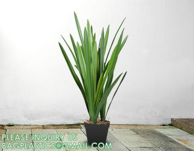 Artificial Plants 6 Pack Onion Tall Grass Greenery, Faux Fake Grass Shrubs Plant Flowers Wheat Grass for House Home