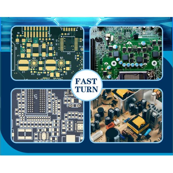Плата с печатным монтажом двойного слоя PCB слоя золота погружения HASL двойная