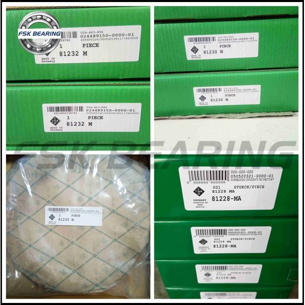 Brass Cage 9830 Cylindrical Roller Thrust Bearings ID 150mm OD 230mm