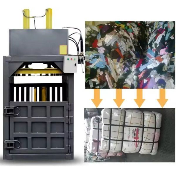 Vertical Baler for Woven Bags Cans and Plastic Films 24 Hours Online Service