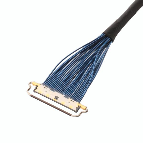 Custom 30-Pin DF81D Micro Coaxial Cable, 0.4mm Pitch, EMI Shielded