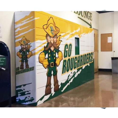 Winnsen Outdoor Smart Parcel Электрический шкафчик Деревянное хранилище Экспресс Умный самопакет