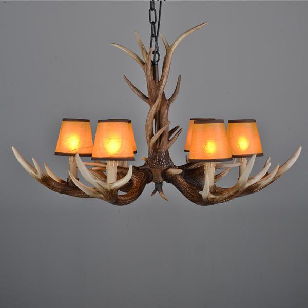 Dining room stag horn chandeliers for indoor home Lighting Fixtures (WH-AC-09)