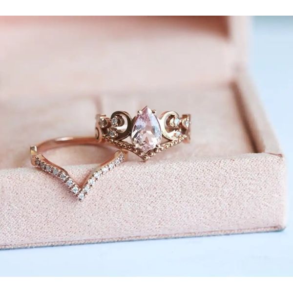 Vintage Grateful S925 Rose Gold Antique Cz Engagement Rings Promise Anniversary Gift
