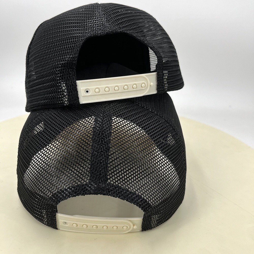 Printed Foam Mesh 5 Panel Trucker Cap Puff Printing Snapback Structured Cap