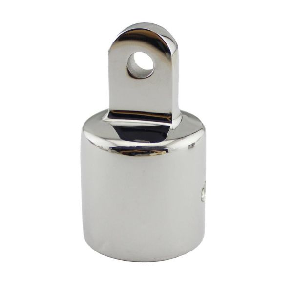 316 Stainless Steel Pipe Eye End Cap 1 25mm Marine Boat Yacht Canopy Tube End
