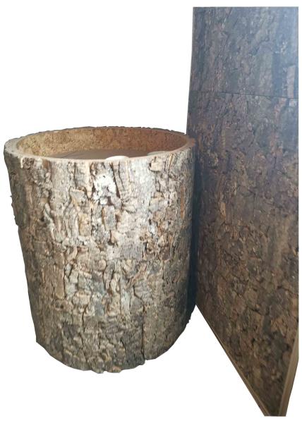 Soundproof Cork Bark Sheets Tiles Wall Panels 1000pcs 600x900mm