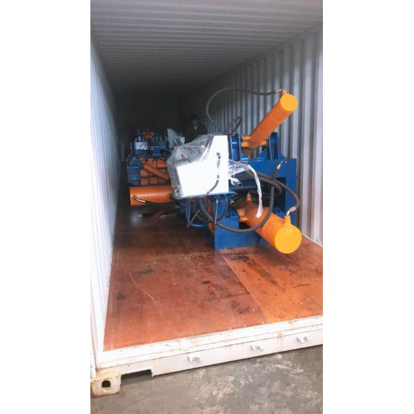 Y81-125 Scrap Metal Baler Machine , Small Hydraulic Metal Baler Machine
