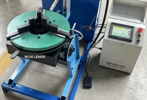 300kg Welding Positioner Welding Turning Table for Pipe Flange Circumferential Welding