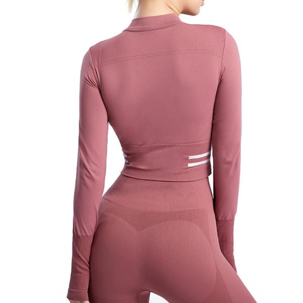 Conjunto de roupas esportivas femininas com logotipo personalizado de fábrica e ajuste fino e respirável