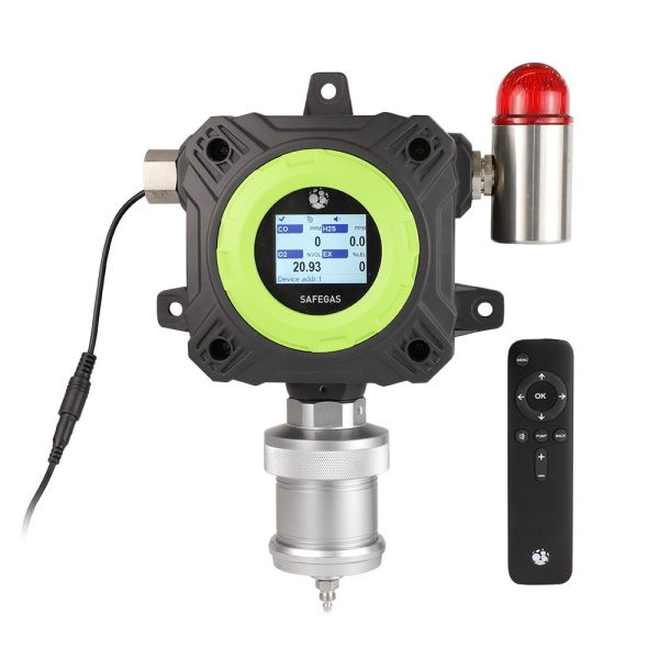 Fixed Gas Detector with Internal Pump CO2 and O2 Detector with Relay Signal Output
