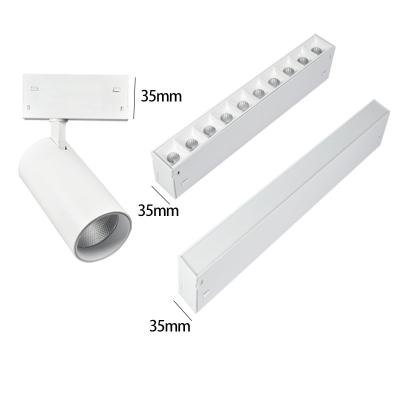 OEM AC100-265V Magnetic Rail Tracking Light 3000K/4000K/6000K