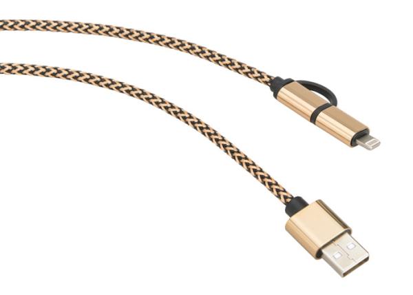 HDMI Cable Cotton Braided Sleeving For USB Connector Protection / Beautification